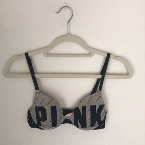 PINK grey bra